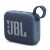 JBL Go 4 Blue Portable Bluetooth Speaker angled view