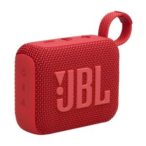 Pogled pod kutom na JBL Go 4 Crveni Prijenosni Zvučnik - Bluetooth zvučnik