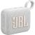 Szögletes nézet JBL Go 4 Fehér Bluetooth Hangszóró