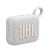 JBL Go 4 Fehér Hordozható Bluetooth Hangszóró elölnézet