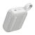 JBL Go 4 White portable Bluetooth speaker angled back view