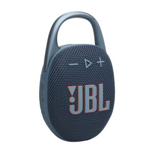 Vizualizare în unghi a boxei portabile Bluetooth JBL Clip 5 Albastru - JBL Boxe Portabile