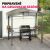 TecTake Pawilon Grillowy Asado - Stal - 240x150x234cm 97641235