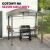TecTake Pawilon Grillowy Asado - Stal - 240x150x234cm 97641235