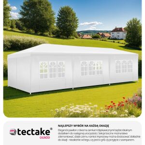 TecTake Elasa Pavilon - Rendezvénysátor - 9x3m