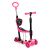 ECOTOYS 5-in-1 rosa Roller mit verstellbarem Sitz und Elterngriff