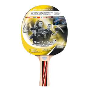 Rachetă de tenis de masă Donic Top Team 500, galben și negru, cu tehnologie AVS - Mese tenis de masă, palete și accesorii
