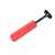 Червена ръчна помпа за напомпване на баскетболна топка