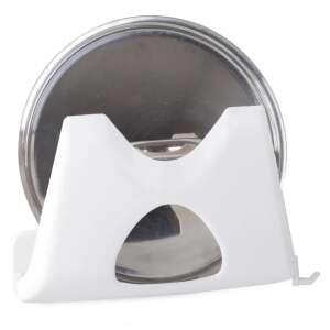 Fehér műanyag edényfedél tartó horoggal, konyhai eszközök rendezéséhez - Edényszárító