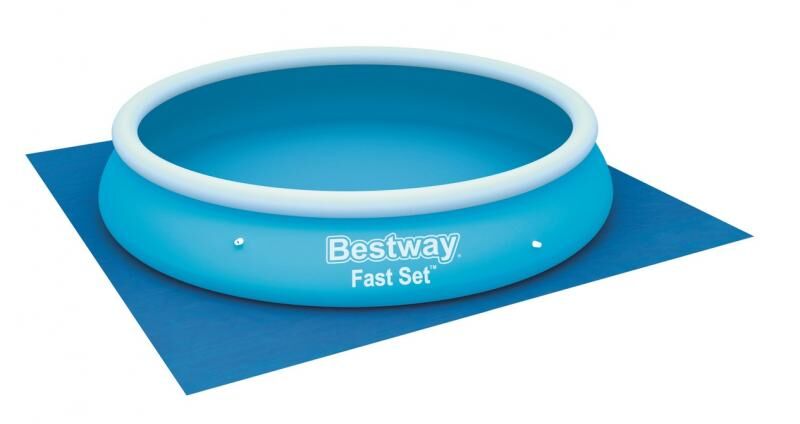 Laminovaná nepremokavá polyetylénová plachta, 4x4m, modrá