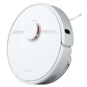 Dreame D9 robot vacuum cleaner, white, angled view - Robot Vacuum