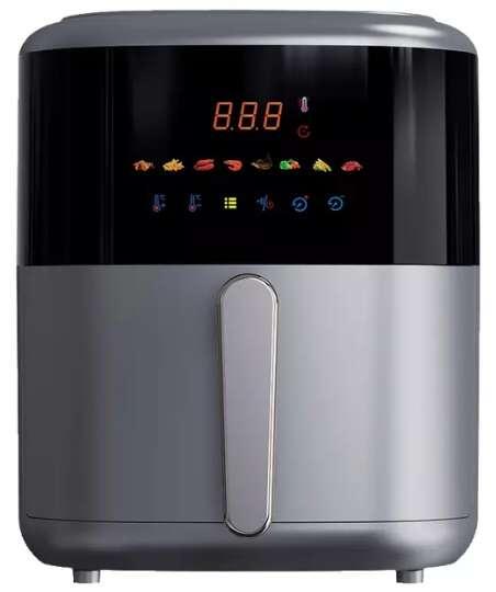 Friteuză cu aer cald - friteuză fără ulei - 4,5 L - 1350W - cu afișaj digital