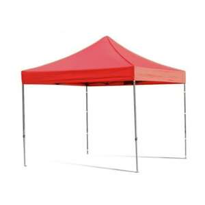 Kerti pavilon, összecsukható, 3*3 méteres sátor, piros