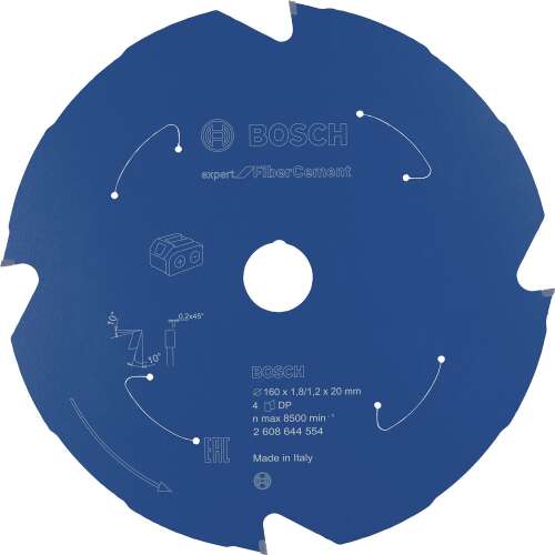 Kreissägeblatt Expert for Fibre Cement, Ø 190mm, 4Z (Bohrung 30mm, for Akku Handkreissägen) 97680932