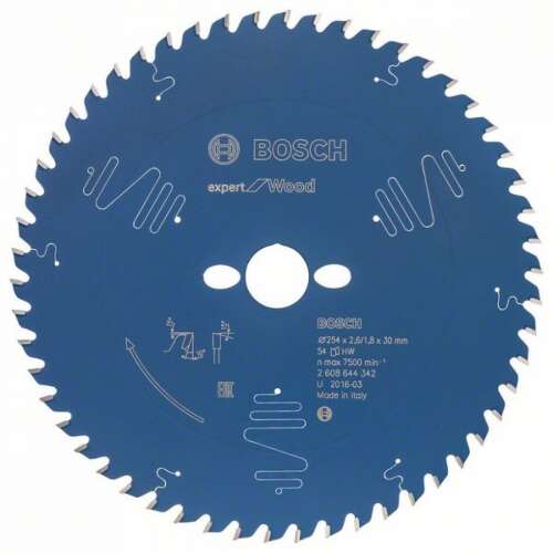 Bosch 2608644342 Expert Wood Körfűrészlap, 254mm, 54 fog