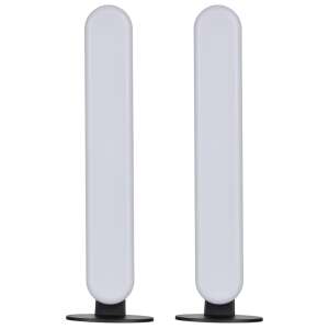 Lampa Activejet AJE-MUSIC BAR RGB LED, biała, dwa głośniki - Lampa stołowa