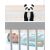 Jucărie de pluș Skip Hop Panda cu senzor de plâns pe pătuț cu bebeluș