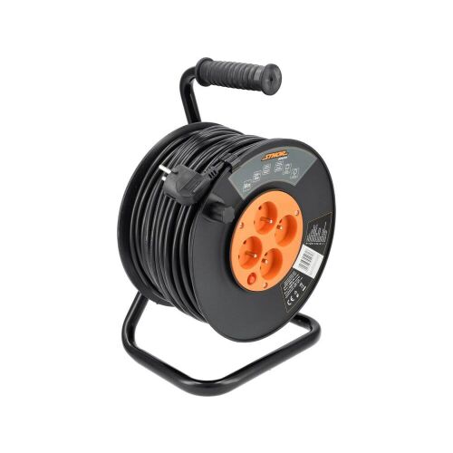 STHOR 50-meter Cable Reel with Four Sockets