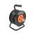 Sthor 82694 50m extension reel with 4 sockets, black