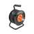 Sthor 82694 50m extension reel with 4 sockets, black