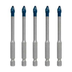 Bosch EXPERT HEX-9 HardCeramic Bohrer für Keramikbohrungen, 6 mm Durchmesser, 5 Stück - Bohrstiele