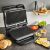 Tefal OptiGrill+ GC717810 Čierny kontaktný gril s prísadami na burger