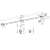 Equip 650158 Triple Monitor Desk Mount, black, dimensions