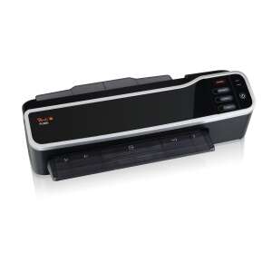 Laminator Peach PL900 A3, negru și argintiu, cu capac transparent și panou de control - Laminatoare, folii