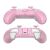 GameSir T4 Cyclone Pro rózsaszín vezeték nélküli kontroller, felső és hátsó nézet