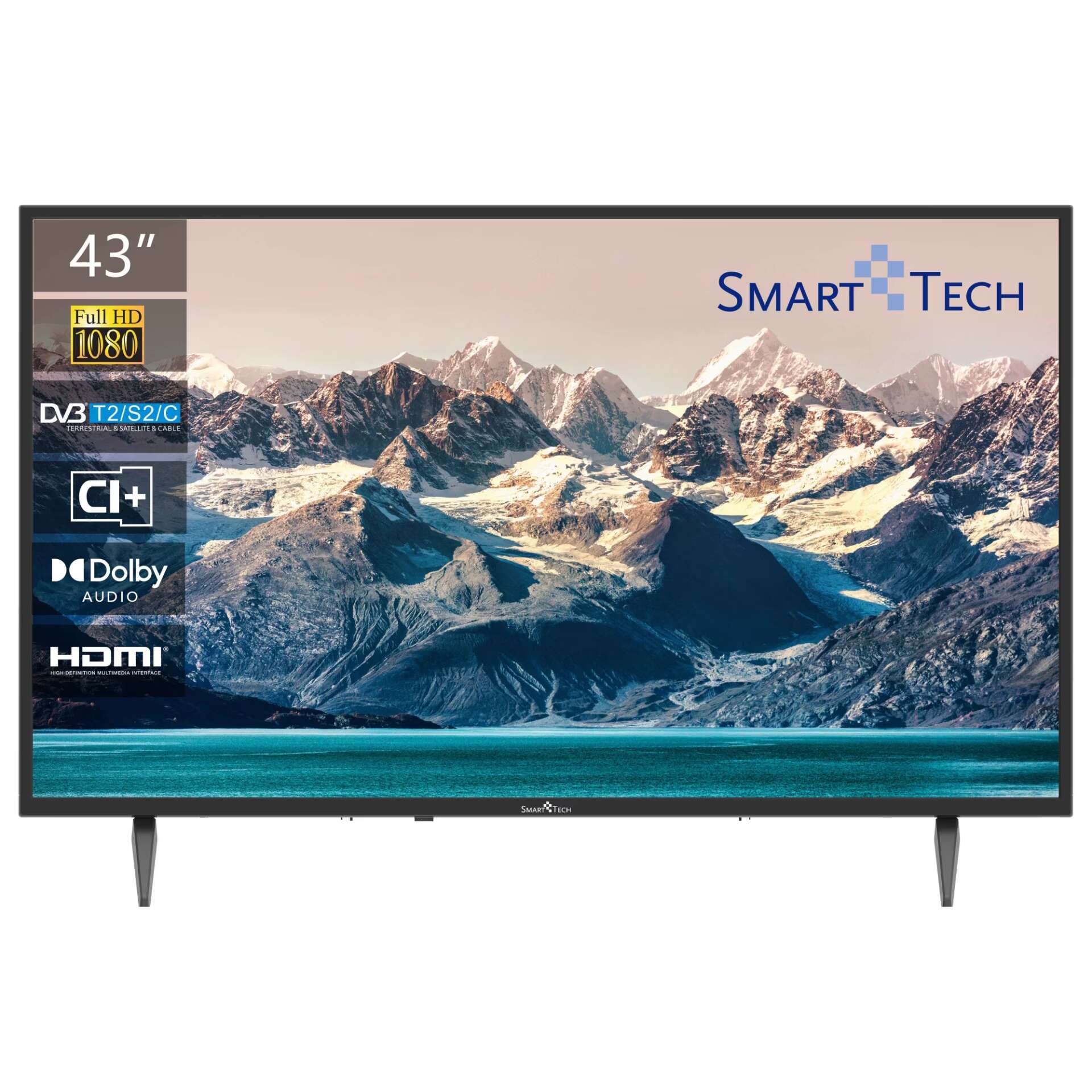 Smart tech smarttech 43" 43fn10t2 full hd tv