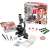BUKI Microscope 30 Experiments STEM Toy, 200x 600x 1200x magnification, with accessories, for kids