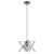 ADVITI Corrado pendant light with black geometric frame
