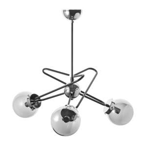 ADVITI Galaksi 3P AD-LD-6214GGE14S chrómové závesné svietidlo, 3 žiarovky, E14, max 40W - Lampy&osvetlenie