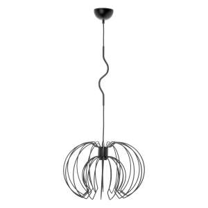 Lampă suspendată ADVITI BOLA 1P neagră, soclu E27, design modern - Lustre și pendule