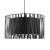 ADVITI Navi 400 Black Hanging Lamp for Living Room