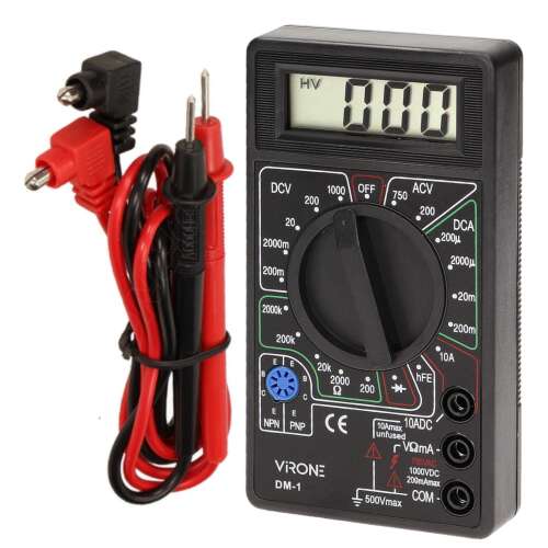 VIRONE DM-1 digital multimeter with test leads