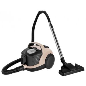 Beko VCO32803AF Bagless Vacuum Cleaner, 800W, 3A, Eco-cyclonic, Dual HEPA Filtration, Turbo Brush, Cream