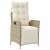 Polyrattan Kerti Étkezőgarnitúra - 9 részes - Bézs 97694336