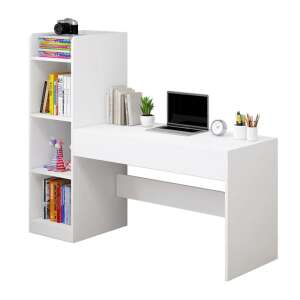 Polcos íróasztal fehér 86x34x120 cm OT-611-1