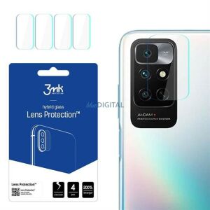 3mk Lens Protection sticla hibrida protectie lentila camera pentru Xiaomi Redmi Note 11, pachet de 4 - 3MK Folii protecție