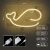 Forever FLNEO9 Light Neon LED USB whale alb cald 97720519