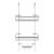 Wall-mounted Shower Caddy - Silver 97721989