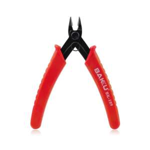 Baku BK-109 5" Electrical Cutter Pliers, red handles, black jaws - Pliers
