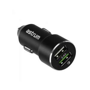 Auto nabíjačka Astrum CC300 s dvoma USB portami a technológiou Quick Charge 3.0 - Nabíjačky do auta