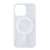 Anti-Shock MagSafe Case for iPhone 15 Pro Max, clear, front view
