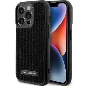 Karl Lagerfeld iPhone 15 Pro Max schwarze Strass Hülle - Karl Lagerfeld Handyhüllen