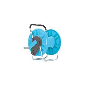 ALUPLUS 1/2" 60m tömlődob fém vázal, kék és fekete színben, kerti tömlő tartó - Cellfast