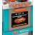 Close-up of the oven on the Timeless Tools turquoise play kitchen
