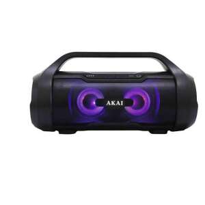 Akai ABTS-50 czarny przenośny głośnik Bluetooth z oświetleniem LED - Akai Głośnik Bluetooth