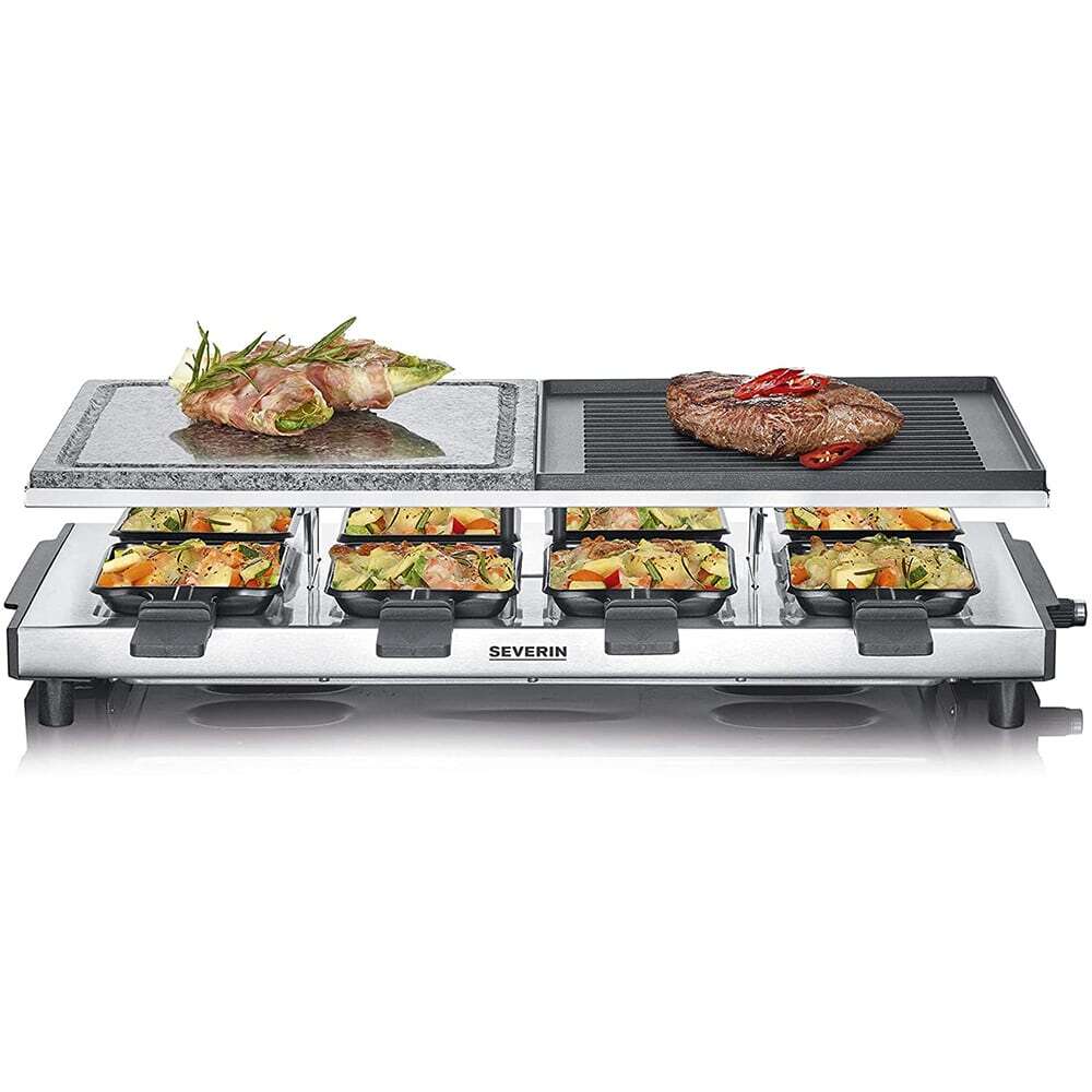 Gratar electric, Severin, 1700W, Temperatura variabila, Argintiu (RG2373)